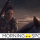 Valkyrie rides into battle atop her Pegasus in a scene from Avengers: Endgame.